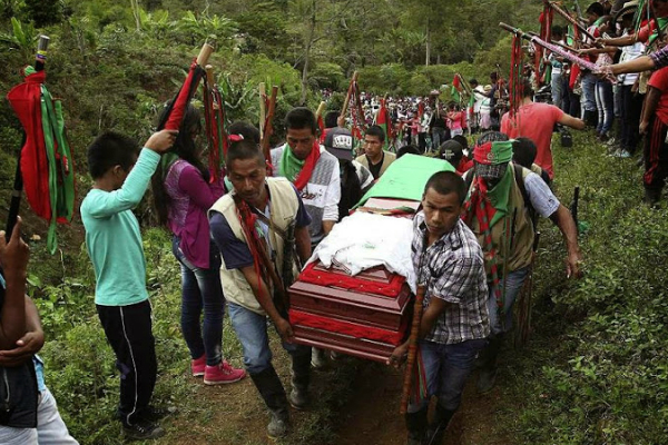 Los asesinatos de l&iacute;deres sociales contin&uacute;an en Colombia con la muerte en agosto de 3 personas en menos de 72 horas. Fuente: Marcha Patri&oacute;tica