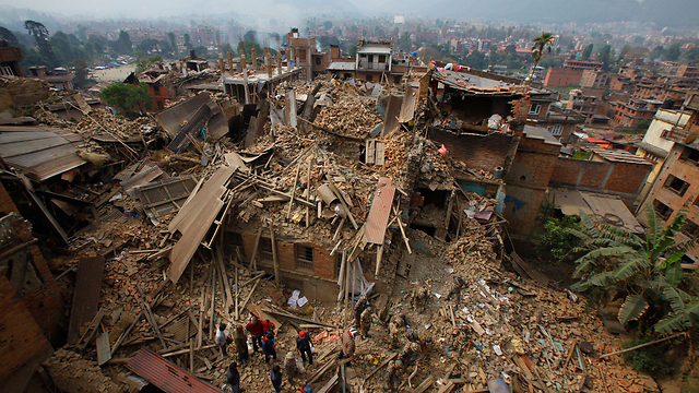 Foto del terremoto de Nepal/REUTERS.