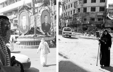 Saida Zeinab (Damasco, Siria) en 2008 y 2014. Foto: Natalia Sancha – @NinaRev